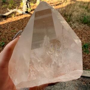 High Quality Lemurian Seed Quartz Point | Natural Clear Quartz Brazil